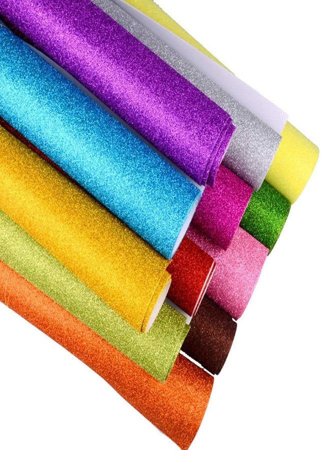 REDGE A4 Size Glitter Sheets For Art and Craft Scrapbook Paper Decoration - Image 1